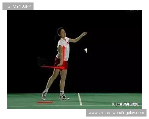 羽毛球斜线高远球